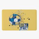 Ver imagem 1 de Tapete para Quarto Infantil Estampado Futebol Goal 60cm X 40cm Base Antiderrapante Goal2