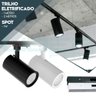 Kit Trilho Eletrificado 50cm + 2 Spots Led 7w BRANCO OU PRETO Bivolt Uberparts UB-50cm-2SPOT - 1