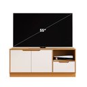 Ver imagem 6 de Rack para TV até 55 Polegadas com Amortecedor 100% MDF 140cm Modular Bege