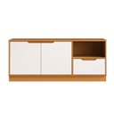 Ver imagem 2 de Rack para TV até 55 Polegadas com Amortecedor 100% MDF 140cm Modular Bege