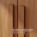 Ver imagem 7 de Guarda-Roupa Casal com Espelho 8 Portas 4 Gavetas Titanium