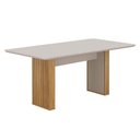 Ver imagem 1 de Mesa de Jantar Júlia 180x90cm Cinamomo Off White - Valdemóveis