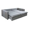 Sofá Cama Retrátil 2,24m Vitória Vivaro Decor Linho Cinza - 3