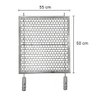 Grelha Moeda Reforçada Inox Churrasco Alvenaria 55x50 - 2