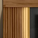 Ver imagem 6 de Estante para TV e Home Theater Ripado para TV até 60 Polegadas com LED 183cmx179cm Led 2 Portas Nt 1295