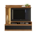 Ver imagem 1 de Estante para TV e Home Theater Ripado para TV até 60 Polegadas com LED 183cmx179cm Led 2 Portas Nt 1295