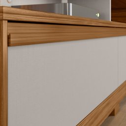 Estante Home para TV até 60 Polegadas com LED 2 Portas NT 1295  - 8