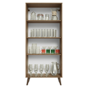 Ver imagem 5 de Cristaleira 70 cm 2 Portas de Vidro com Pés Cônicos Rustic-Verde-Rustic Vik Madesa