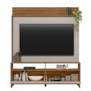 Ver imagem 2 de Estante para TV e Home Theater até 70 Polegadas 160CMX185,3cm Pés em Madeira Maciça Nt 1300 Marrom