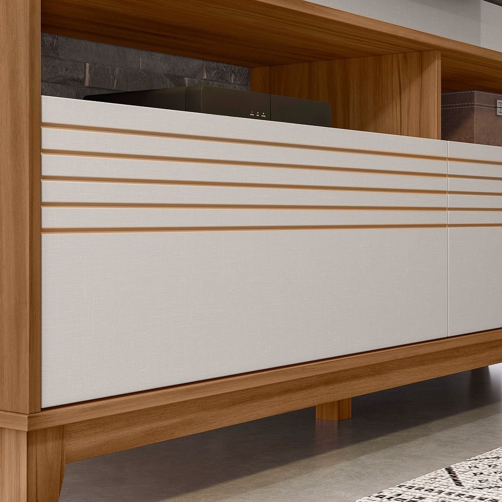 Estante Home para TV até 70 Polegadas com pés Madeira Maciça NT 1300 - 5