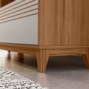 Ver imagem 6 de Estante para TV e Home Theater até 70 Polegadas 160CMX185,3cm Pés em Madeira Maciça Nt 1300 Marrom
