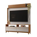 Ver imagem 3 de Estante para TV e Home Theater até 70 Polegadas 160CMX185,3cm Pés em Madeira Maciça Nt 1300 Marrom