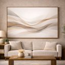 Ver imagem 2 de Quadro Decorativo Abstrato Leveza - Grande 153x103 Cm