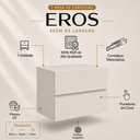 Ver imagem 2 de Mesa de Cabeceira Suspensa Eros 45 Off White