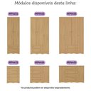 Ver imagem 7 de Berço Americano 3 em 1 com Colchão Incluso e Cômoda 1 Porta 4 Gavetas Realeza Multimóveis Mp4697