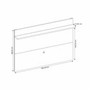 Ver imagem 4 de Painel para TV até 70 Polegadas 180CMX128,2cm Prateleira Nt 1305 Branco