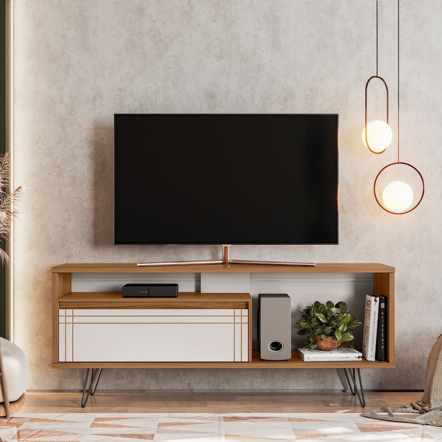 Rack para TV até 60 Polegadas 1 Porta NT 1285 Notável Móveis - 1