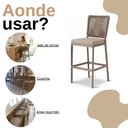 Ver imagem 7 de Kit 3 Banquetas de Alumínio para Bancada Cozinha Balcão Área Gourmet Design Moderno