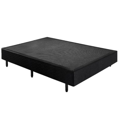 Cama Box Base Casal Plumatex Universal Preta 138x188x25