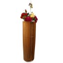 Ver imagem 1 de Vaso de Chão Decorativo Grande Torre -:mdf Cru/60x20cm
