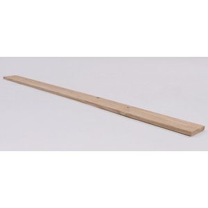 Prancha Aplainada Prateleira/artesanato de Pinus Tratado com Nós 19x3x290 Centímetros - Natural Únic
