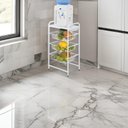 Ver imagem 2 de Fruteira Suporte Galão Microondas 3 Cestos Bebedouro:branco
