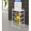 Ver imagem 3 de Fruteira Suporte Galão Microondas 3 Cestos Bebedouro:branco