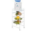 Ver imagem 1 de Fruteira Suporte Galão Microondas 3 Cestos Bebedouro:branco