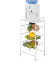 Ver imagem 1 de Fruteira Suporte Galão Microondas 3 Cestos Bebedouro:branco