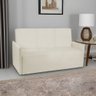 Sofá Pequeno 3 Lugares Confortável 1,60m Vanuza Amo Móveis:Bege - 1