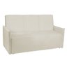 Sofá Pequeno 3 Lugares Confortável 1,60m Vanuza Amo Móveis:Bege - 3