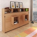 Ver imagem 2 de Cama Articulada Horizontal Solteiro com Nichos Cm8020 Amêndoa Tecnomobili