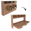 Ver imagem 4 de Cama Articulada Horizontal Solteiro com Nichos Cm8020 Amêndoa Tecnomobili