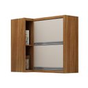 Ver imagem 3 de Armário Aéreo para Cozinha Canto 1 Porta Jade  Móveis