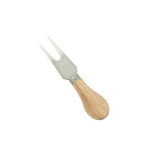 Garfo Queijo Inox Cabo Madeira 12.8 Cm Mimo Ac19011