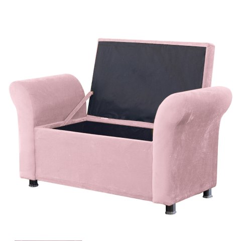 Recamier Bau Egeo 120x Suede Rosa Bebe - Dominic Decor