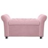 Recamier Bau Egeo 120x Suede Rosa Bebe - Dominic Decor - 2
