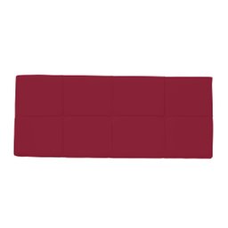 Painel Cabeceira Casal 1,40cm Suede Vermelho SMF DECOR - 2