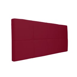 Painel Cabeceira Casal 1,40cm Suede Vermelho SMF DECOR - 1