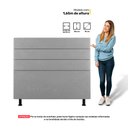 Ver imagem 5 de Cabeceira Cama Box Casal King Size Malik 195cm Suede Cinza Claro - Abmaza