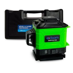 Nivel Laser 12 Linhas Verde 3d Recarregável Autonivelante Exbom - 2