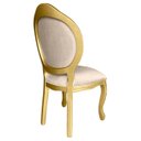 Ver imagem 3 de 8 Cadeira Medalhao Madeira Maciça Design Ingles Luxo Poltrona Entalhada Renascentista Natural Ingles