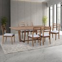 Ver imagem 2 de Mesa de Jantar Dália 220x110cm 