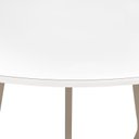 Ver imagem 6 de Mesa de Jantar 110cm Cambará Bege/Off White/Chocolate