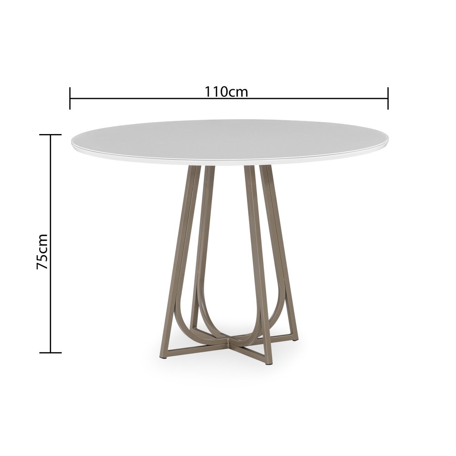 Mesa de Jantar 110cm Cambará Herval - 3