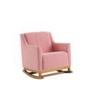 Ver imagem 2 de Poltrona de Balanço e Amamentação Mel/Rosa