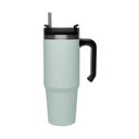 Ver imagem 1 de Caneca Wolff Térmica Parede Dupla e Canudo Verde 890ml 20983