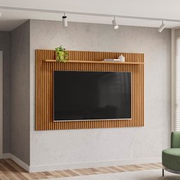Painel Ripado Genova 2.0 para Tv 75 Polegadas Linea Brasil - 2