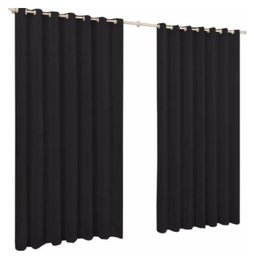 Cortina Oxford Preto 2,80 X 1,80 Sala/quarto - 2