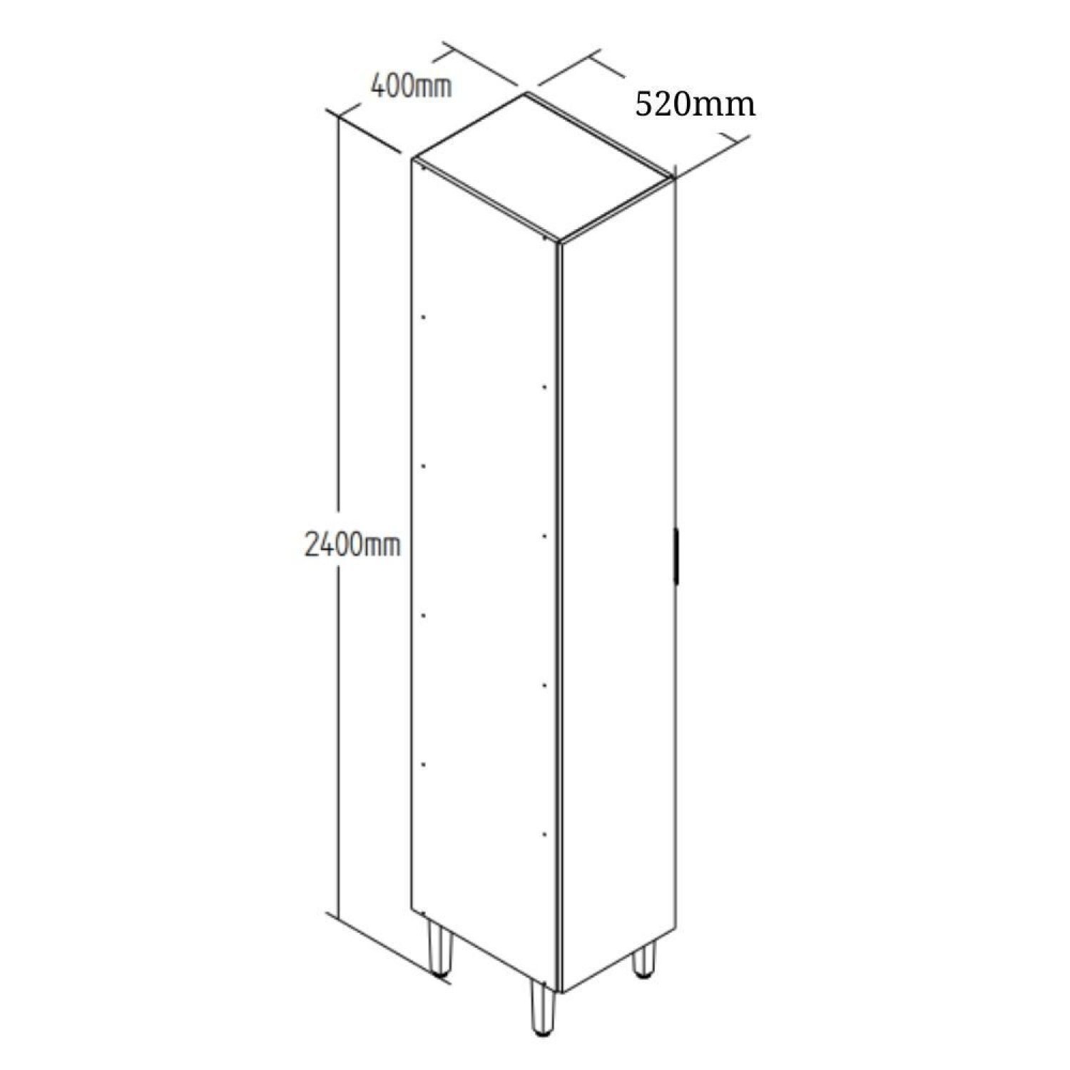 Paneleiro Simples 40cm 1 Porta Montenegro  - 3